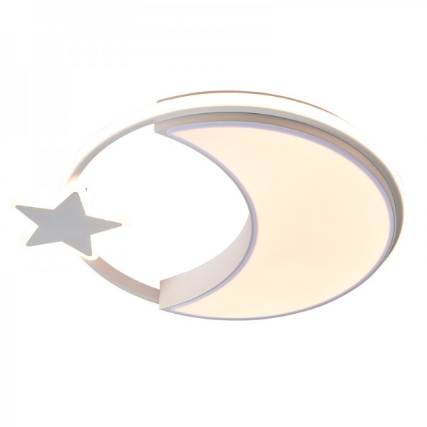 Schlafzimmerleuchten, einfache und moderne Deckenleuchten, nordische Cartoon-Kreativität, Sterne und Mond, Deckenleuchten