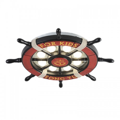 Deckenleuchte für Kinderzimmerlampen, einfacher Cartoon-Stil, Kinderlampenlampen, neue LED-Augenschutz-Schlafzimmerlampe, dreifarbiges Licht, Mickey, Ruder, Piggi