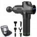 Massagepistole für Nacken Schulter Rücken Massage Gun Massagegerät Elektrisch Entspannen mit 6 Massageköpfen und 30 Geschwindigkeiten Vibrationsgerät Muskel, Upgrade-Version