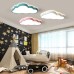 Deckenleuchte LED ultradünne 6.5 cm Kreative Wolken Deckenlampe Kinderzimmer Deckenleuchte Jungen Und Mädchen Schlafzimmer Lampe Einfache Cartoo