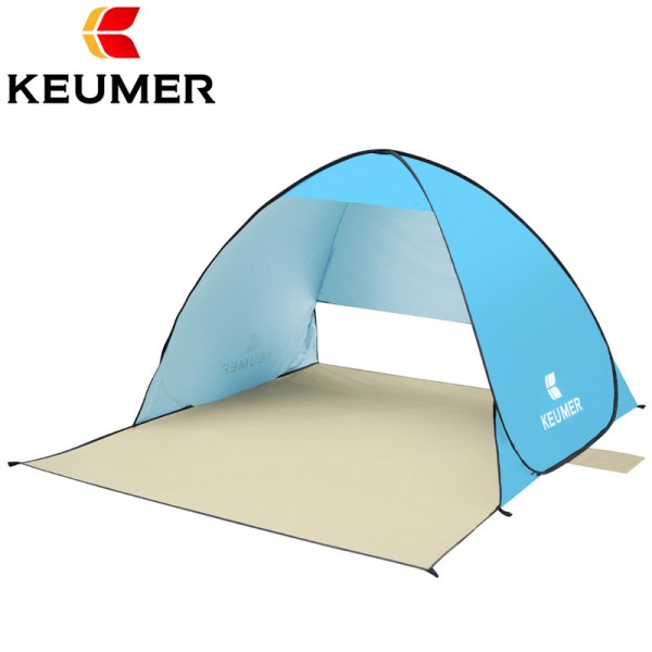 Offenes faltendes doppeltes Fischenzelt der automatischen Geschwindigkeit des Strandzeltes im Freien