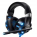 RUNMUS Gaming Headset Xbox One Headset mit 7.1 Surround Sound Stereo, PS4 Headset mit Noise Cancelling Mic & LED Light, kompatibel mit PC, PS4, Xbox One Controller (Adapter erforderlich), Nintendo Switch