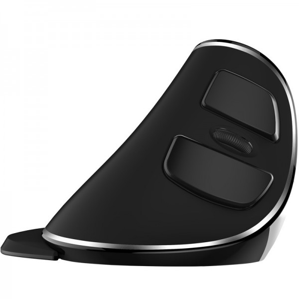 Digitale kabellose ergonomische vertikale USB-Maus mit einstellbarer Empfindlichkeit (600/1000/1600 DPI), Scroll-Ausdauer, abnehmbarer Handballenauflage und Daumentasten