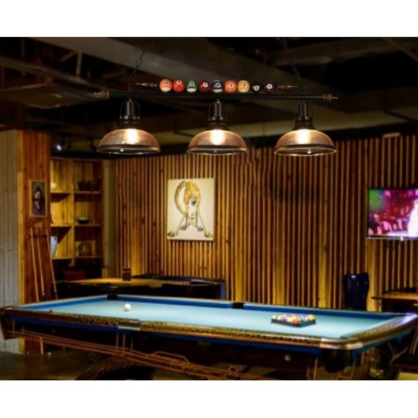 Industrielle loft Vintage Billard Pendelleuchte Eisen und Glas Shades Esstisch Kronleuchter Restaurant Bar Hängelampe Industrielle loft Vintage Billard Pendelleuchte Eisen und Glas Shades Esstisch Kronleuchter Restaurant Bar Hängelampe