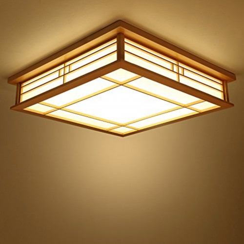 Japanische Deckenleuchte LED Lampen Massivholz tatami Licht Lampen japanische Wohnzimmer Licht Schlafzimmer Balkon Protokolle