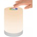 Nachttischlampe Touch Dimmbar, LED Smart NachtLicht Stimmungslicht Schreibtischlampe, USB Aufladbar, Tragbar, FarbWechsel 256 RGB für Kinder, SchlafZimmer, Camping (Warmweiß)