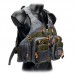 Fliegenfischen Weste, Herren Outdoor Freizeit Atmungsaktiv Weste Freizeitweste mit Vielen Taschen für Bauernhöfe Jagd Angeln
