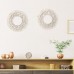 Böhmische hängende Wand Spiegel Frame Macrame Fringe runden Spiegel Dekor für Apartment Wohnzimmer Schlafzimmer