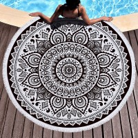 Beliebte Handarbeiten Beliebte Roundie Indische Mandala Runde Roundie Strand Tapisserie Hippie Boho Zigeuner Polyester Tischdecke Runde Tapisserie Wandbehang 150cm