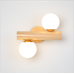 Neue chinesische Wandleuchte Nachttisch einfache Holz schwarz Nussbaum Wandleuchte Retro Treppe Gang Wand Massivholz Wandleuchte