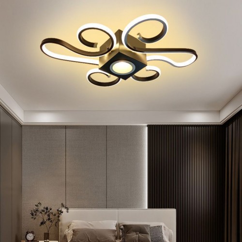 Geometrische Deckenlampe, minimalistisch, kreativ, mit Spotlight, Schlafzimmerlampe, Designer-Persönlichkeitslampen