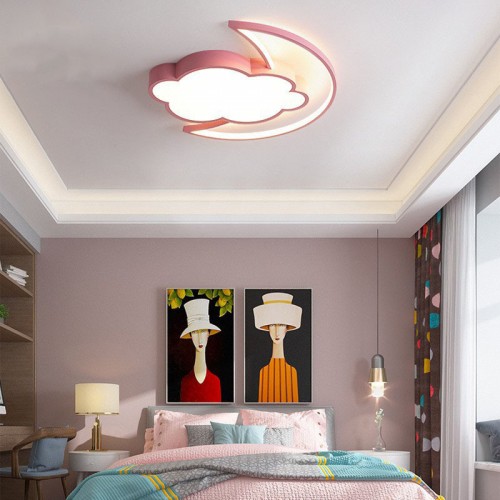 Nordische Kinderzimmerlampe, Schlafzimmerlampe, kreative Cartoon-Hauptschlafzimmerlampe, warme und romantische Zimmerlampe