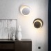 Nordic einfache schlafzimmer nacht wand lampe led kreative wohnzimmer esszimmer gang runde drehbare schlafzimmer wand lampe