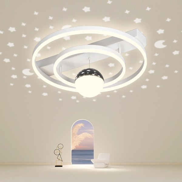 Wohnzimmer-Kronleuchter, Sternenhimmel-Projektion, Wohnzimmerlampe, minimalistische Schlafzimmer-Esszimmerlampe, nordische Lampe, Wohnzimmer-Hauptlampe Wohnzimmer-Kronleuchter, Sternenhimmel-Projektion, Wohnzimmerlampe, minimalistische Schlafzimmer-Esszimmerlampe, nordische Lampe, Wohnzimmer-Hauptlampe