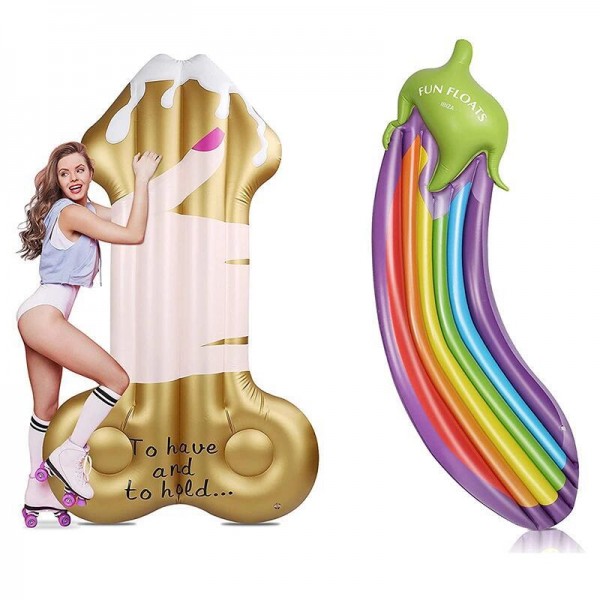 Aufblasbare schwimmende Reihe Schwimmring schwimmendes Bett lustige Wasserspielzeuge