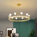 Wohnzimmer-Kronleuchter, einfache moderne Atmosphäre, Zuhause, LED, kreative Persönlichkeit, Restaurant, Ring, Halle, Deckenleuchte