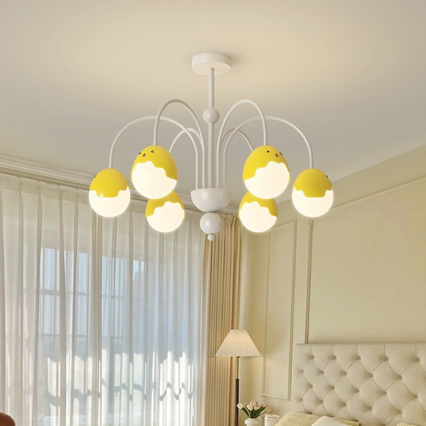 Wohnzimmer-Kronleuchter, schlicht, modern, kreativ, französischer Stil, leichter Luxus, warmes Esszimmer, Kinderzimmerlampe Wohnzimmer-Kronleuchter, schlicht, modern, kreativ, französischer Stil, leichter Luxus, warmes Esszimmer, Kinderzimmerlampe