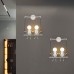 Kreative Wandleuchte Einfache Moderne Wohnzimmer Schlafzimmer Nachttischlampe Korridor Gang Treppe Eisen Kunstlampe