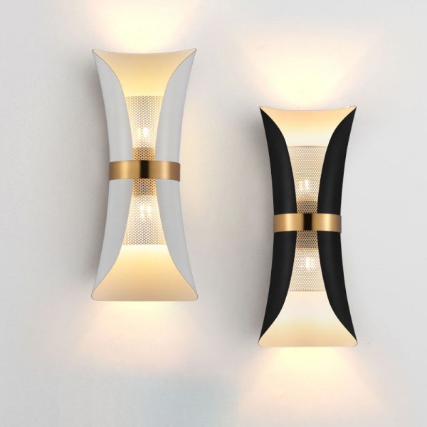 Nordische minimalistische Schlafzimmer Nacht kleine Taille Wandleuchte kreative Wohnzimmer TV Hintergrundwand Innentreppe Wandleuchte