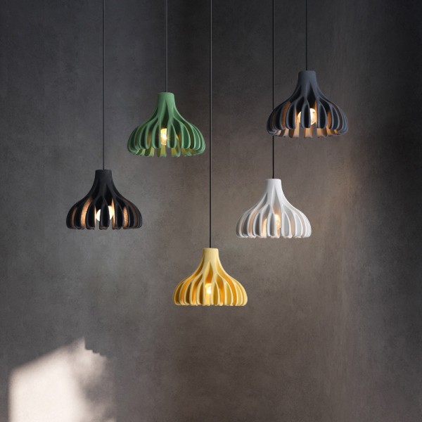 Kreative dreiköpfige Bar-Restaurantlampen im nordischen Industriestil, einfache, moderne Esszimmer-Einzelkopf-Schlafzimmer-Nachttischlampen, kleiner Kronleuchter