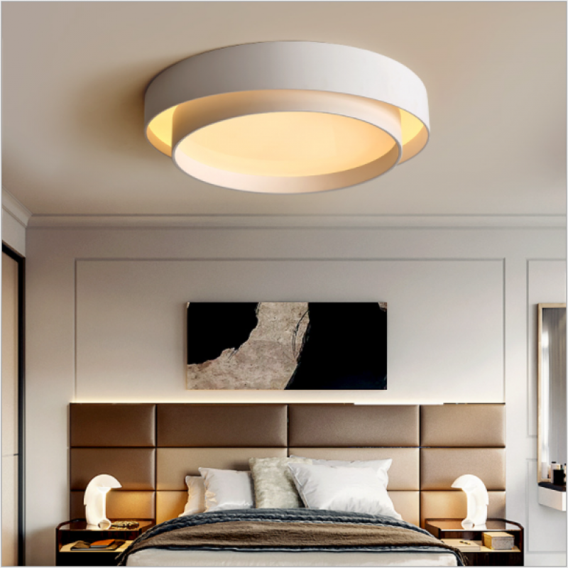 Nordische moderne minimalistische kreative runde LED-Deckenleuchte