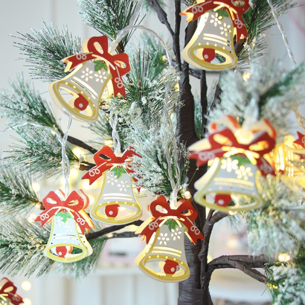 Weihnachtslichterketten Weihnachten führte kreative Dekorationsbatterielichter