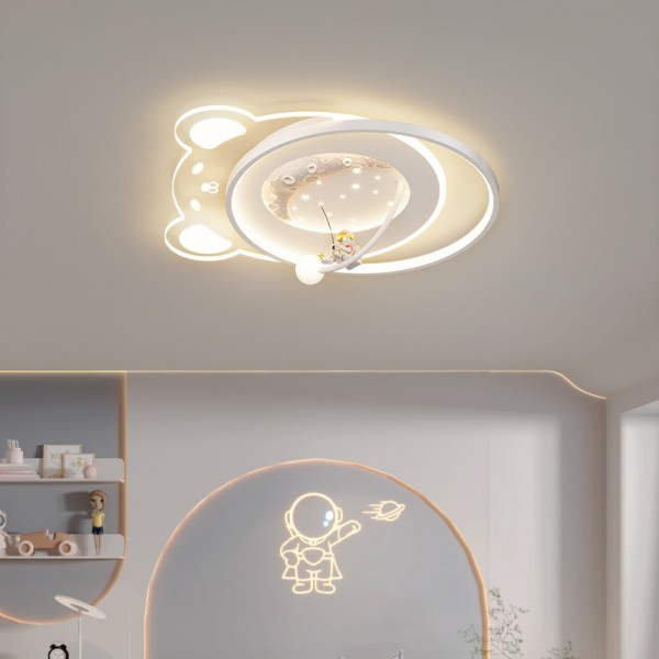 Kinderzimmer moderne einfache Vollspektrum Augenschutz Home Smart Persönlichkeit Cartoon Astronaut Zimmer Schlafzimmer Deckenleuchte
