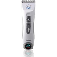  Pet Elektrorasierer LCD Display Hundebesitzer Pflege Haarschnitt Maschine Silber Wiederaufladbare Hundeklipper