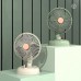 Desktop-Retro-Kleinventilator, Desktop-USB-Lade-Schüttelkopf-Elektroventilator, tragbarer Mini-Ventilator im Wohnheim-Büro