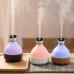 Luftbefeuchter für Zuhause, Aroma-Diffusor, bunter kreativer Luftbefeuchter, Luftbefeuchter mit Holzmaserung, leiser USB-Luftbefeuchter