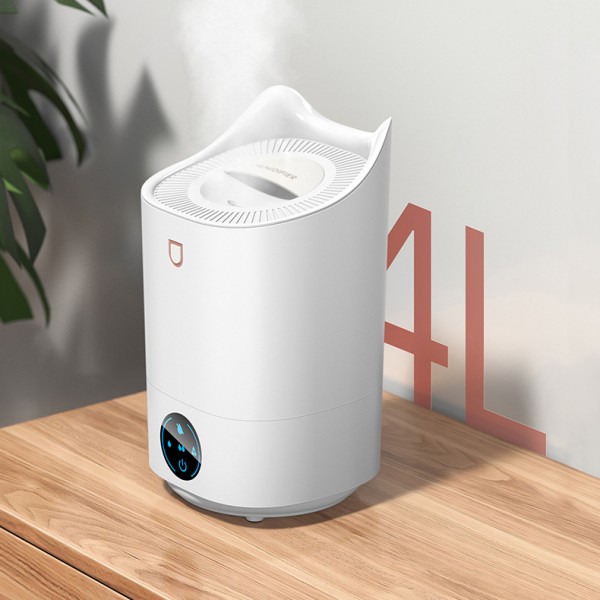 Smart Touch Luftbefeuchter, Doppeldüsen-Luftbefeuchter mit großer Kapazität, 4-Liter-Nebel-Aroma-Diffusor-Luftbefeuchter, Nachtlicht-Heimbefeuchter