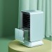 Tragbarer Klimaanlagenlüfter, 3 in 1 mit Wassertank-Lüfter Persönlicher Luftkühler, Schreibtisch-AC-Lüfter mit LED-Licht, mit Timer, Sprays, 3 Windgeschwindigkeitsmodi